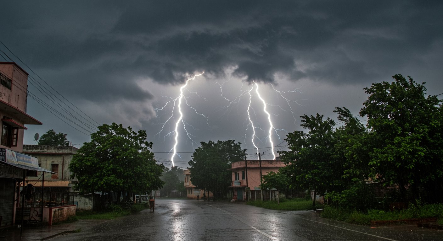 Vigorous Start to September in UP: Heavy Rain and Lightning Alert for 29 Districts, Bad Weather to Continue for Several Days