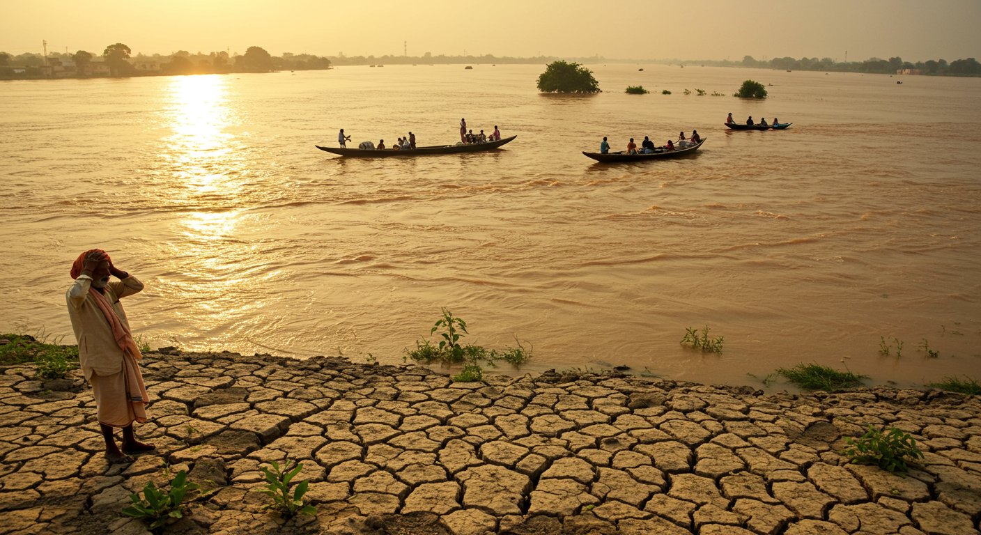 UP's Dual Weather Assault: Reeling from heat and humidity till September 11, as flood-swollen rivers wreak havoc.