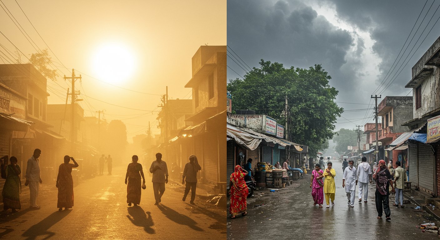 Major Weather Change in UP: Light Rain in Some Districts Today, Humid Heat Alert Elsewhere!