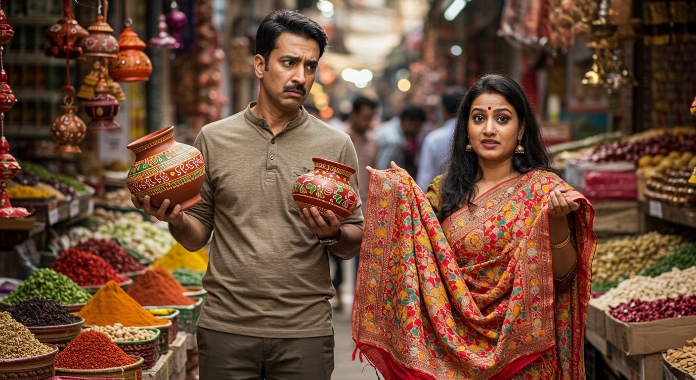 Wife gives husbands a difficult task in the market: Why is the 'choose one of two' challenge going viral?