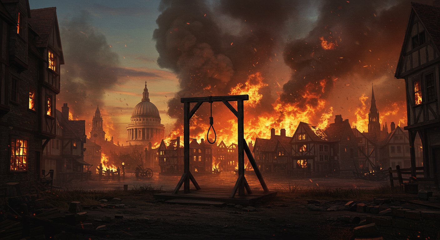 The Fire of London: The fierce 4-day devastation that burned the city and took an innocent life; history still remembers that mistake today.