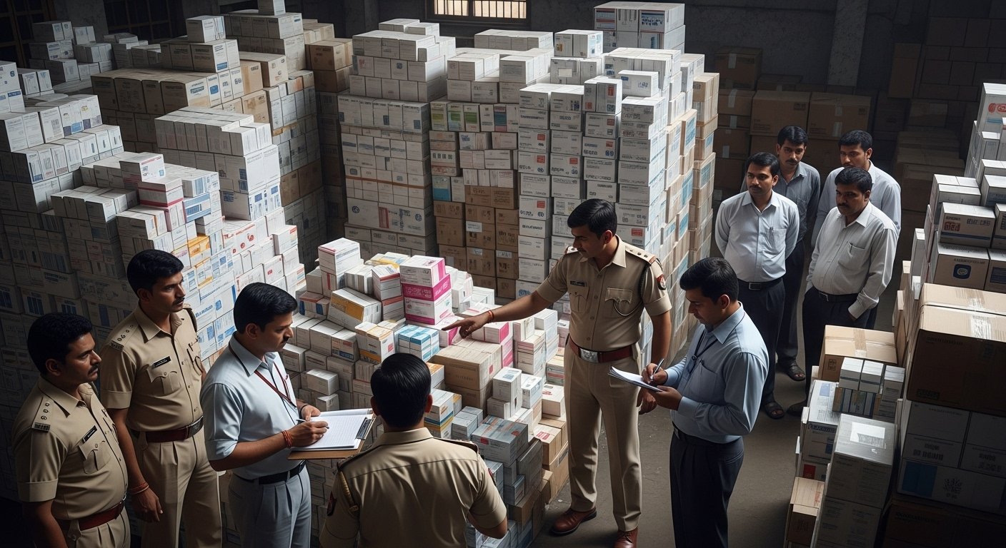 Massive Haul of Suspicious Drugs Seized in Bareilly: Five Wholesale Traders Under Scanner, Strict Action Planned