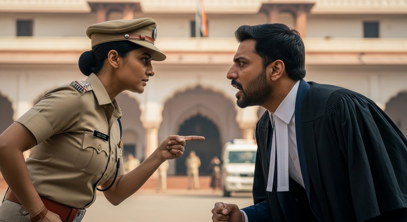 एडीसीपी वरुणा नीतू कात्यायन का वायरल वीडियो: ‘किसकी गर्मी शांत करोगे?’ पर पुलिस और वकील में तीखी बहस