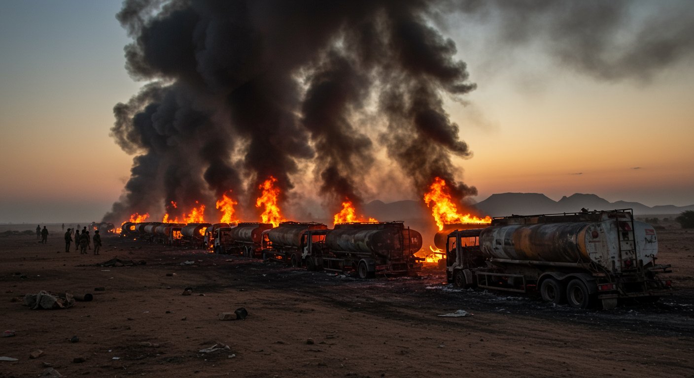 Al-Qaeda's New 'Fuel War' in Mali: What's the Deadly Motive Behind Terrorists Torching Dozens of Trucks?