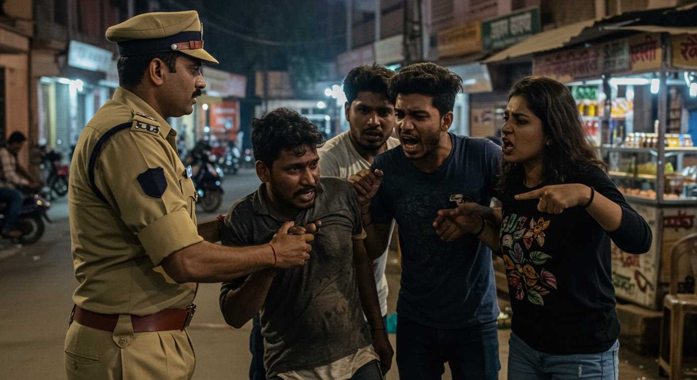 सिपाही से ‘मामा इसे क्यों उठा रहे हो’ कहकर भिड़े युवक-युवती, UP में वीडियो से मचा बवाल