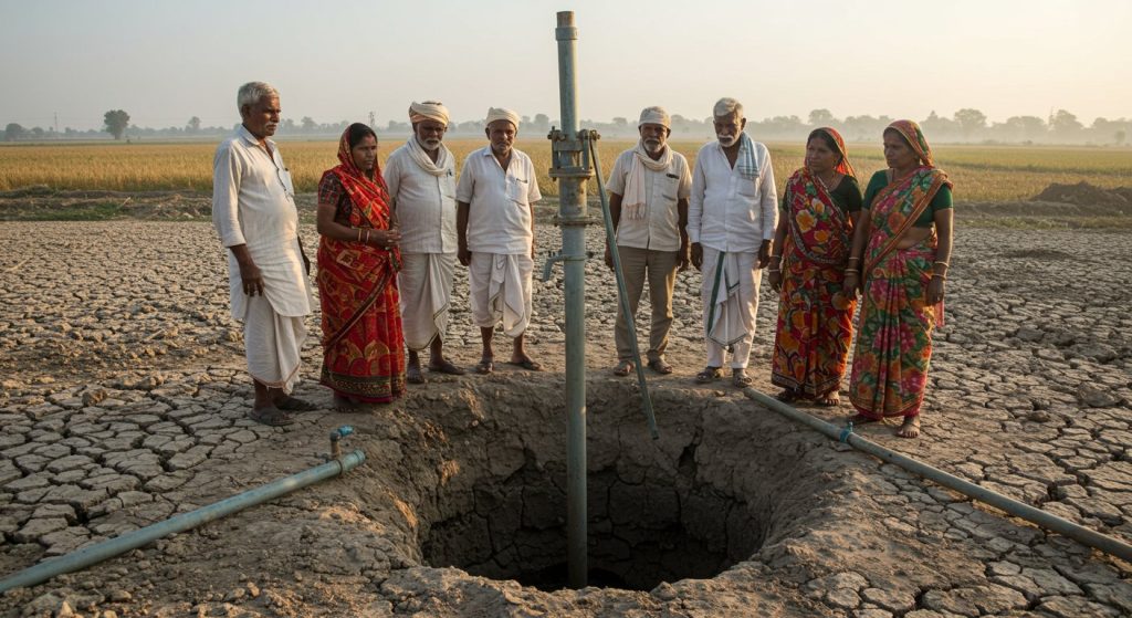 Uttar Pradesh's Deepening Water Crisis: Groundwater Level Drops 6 Feet Annually Due to Rampant Use of Pumps, People Say 'It's Time to Wake Up!'