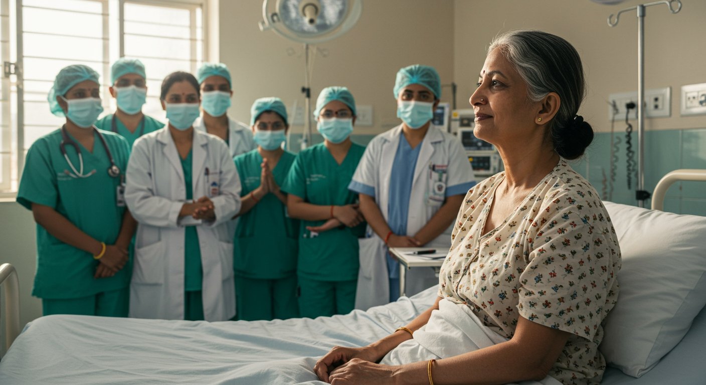 Miracle in UP! SN Hospital Gives New Life After Removing 13-kg Massive Tumor From 45-kg Woman's Abdomen.