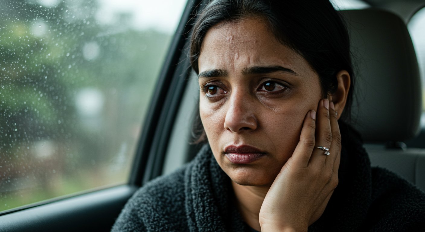 A small mistake in the car, and the woman lost her forehead for years! Learn how this horrific accident happened.