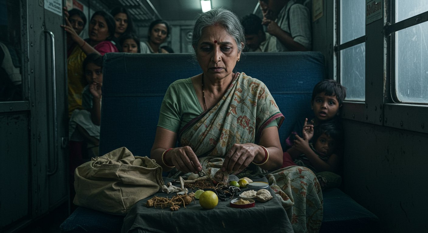 चलती यात्रा में ‘जादू-टोना’ करती मिली महिला, यात्रियों में दहशत! बैग से निकलीं अजीबोगरीब चीजें