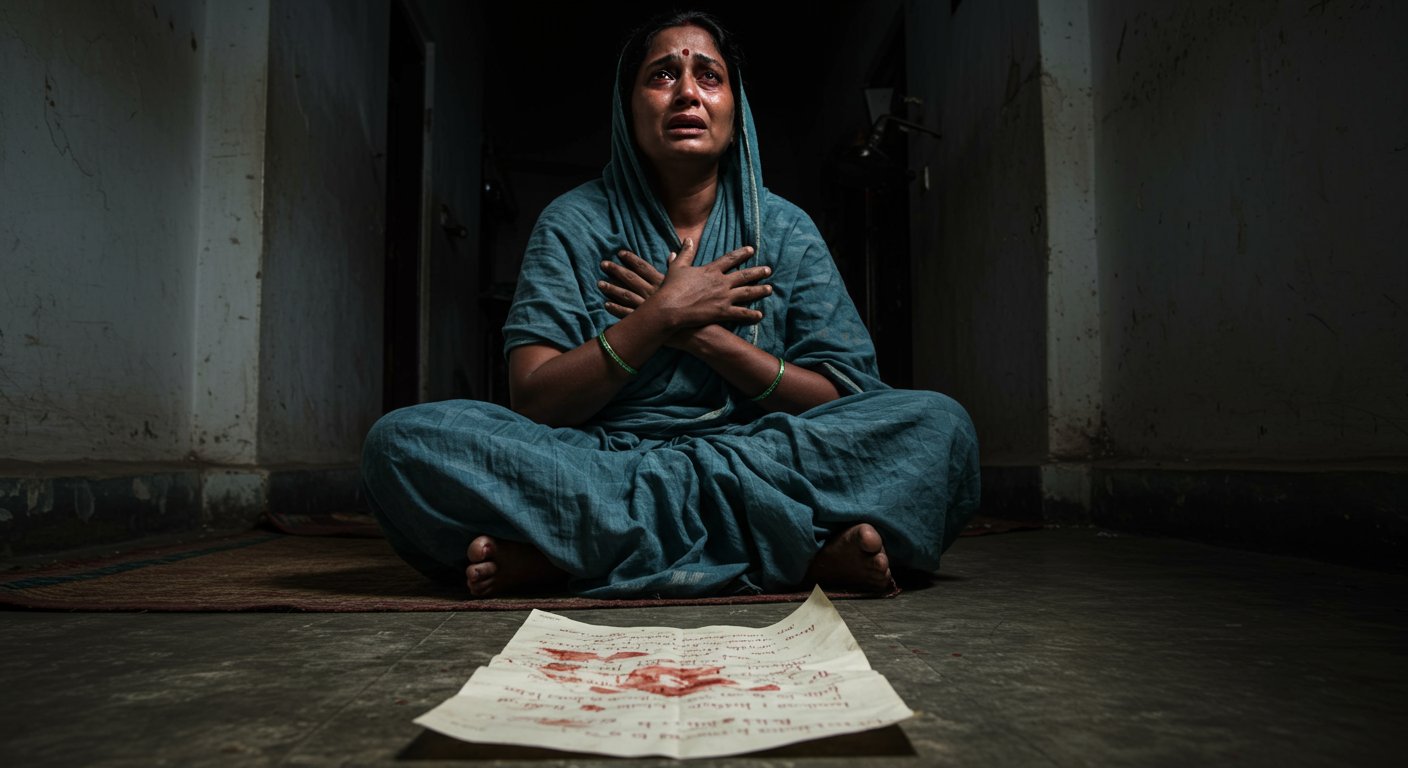 Blood-written letter goes viral in UP: Wife appeals to CM, 'Young woman from another community trapped my husband, save my life'