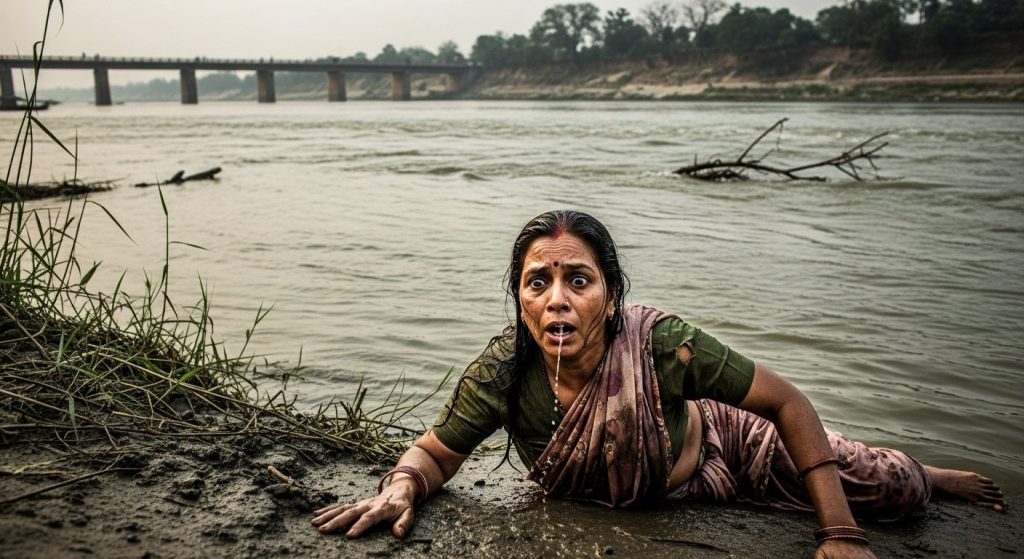 UP: Woman Swept 4 KM in Yamuna After Falling From Bridge, Finds New Life!