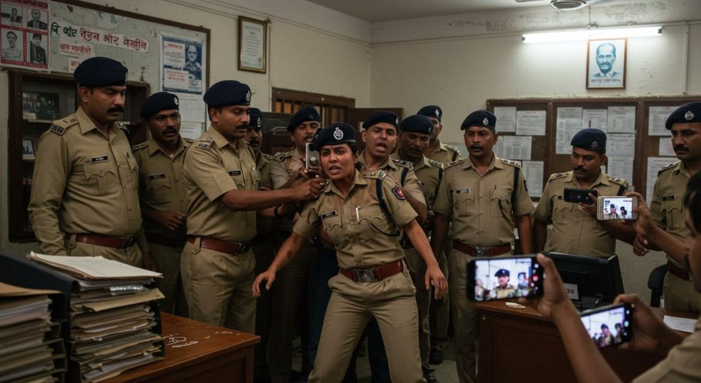 UP: Woman SI Thrashed In Police Station, Cops Filmed; Row After FIR Cancelled