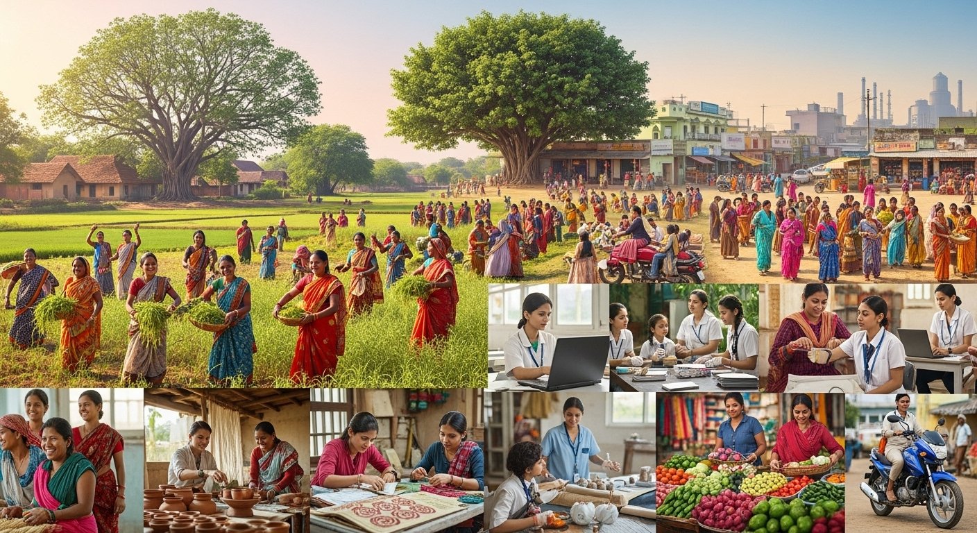 A Marvel of Women's Power: Female Labor Participation in UP Triples Over 8 Years, Setting a New Record