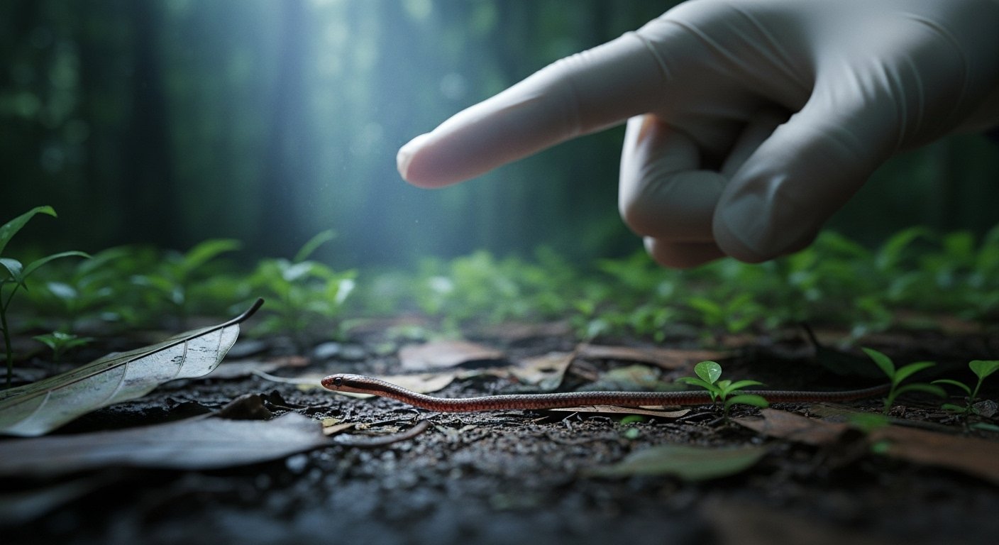 World's Smallest, Blind, and Thinnest Snake, Believed Extinct, Reappears After 20 Years!
