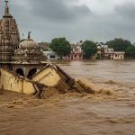 Raging Yamuna in UP: Mahalakshmi Temple wall collapses, roads and homes inundated; horrifying photos emerge