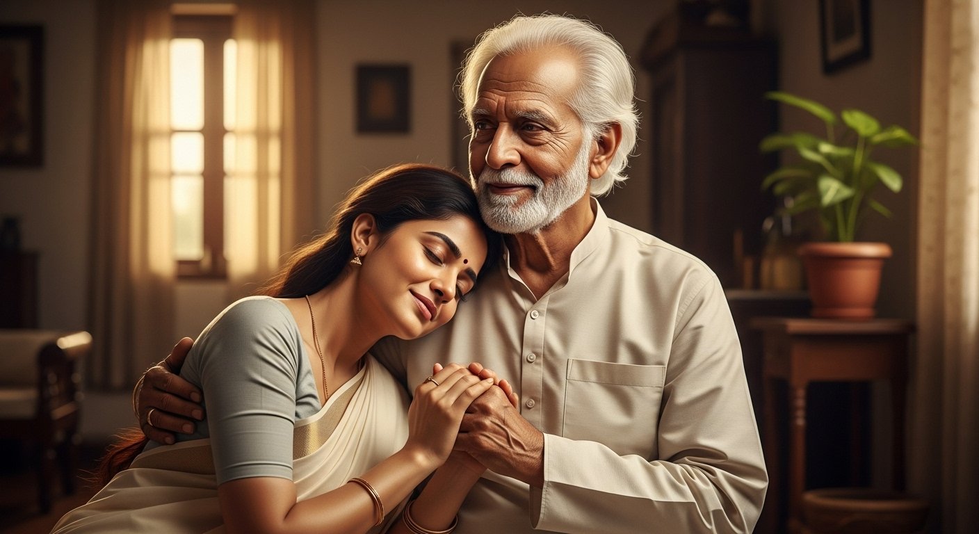 A Heartwarming Story: 85-Year-Old Father-in-Law Becomes a Strong Shield for Daughter-in-Law, Fulfilling Every Responsibility Beyond a Father's Role.