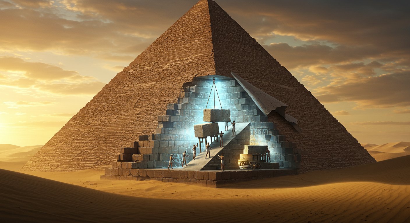 4600-year-old pyramid mystery solved! Viral video revealed every layer of its construction.