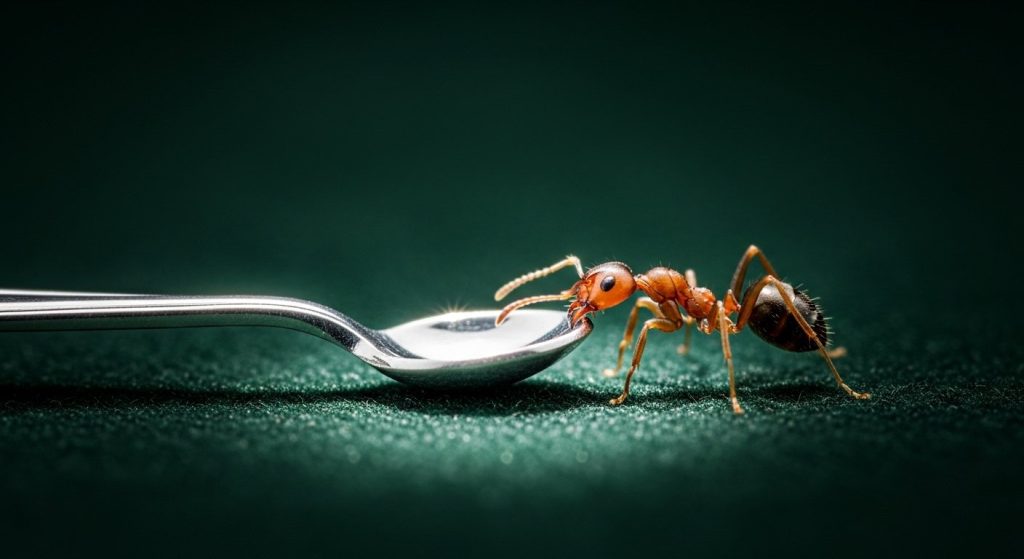 World's Smallest Spoon: Smaller Than An Ant, Makes Guinness Book History!