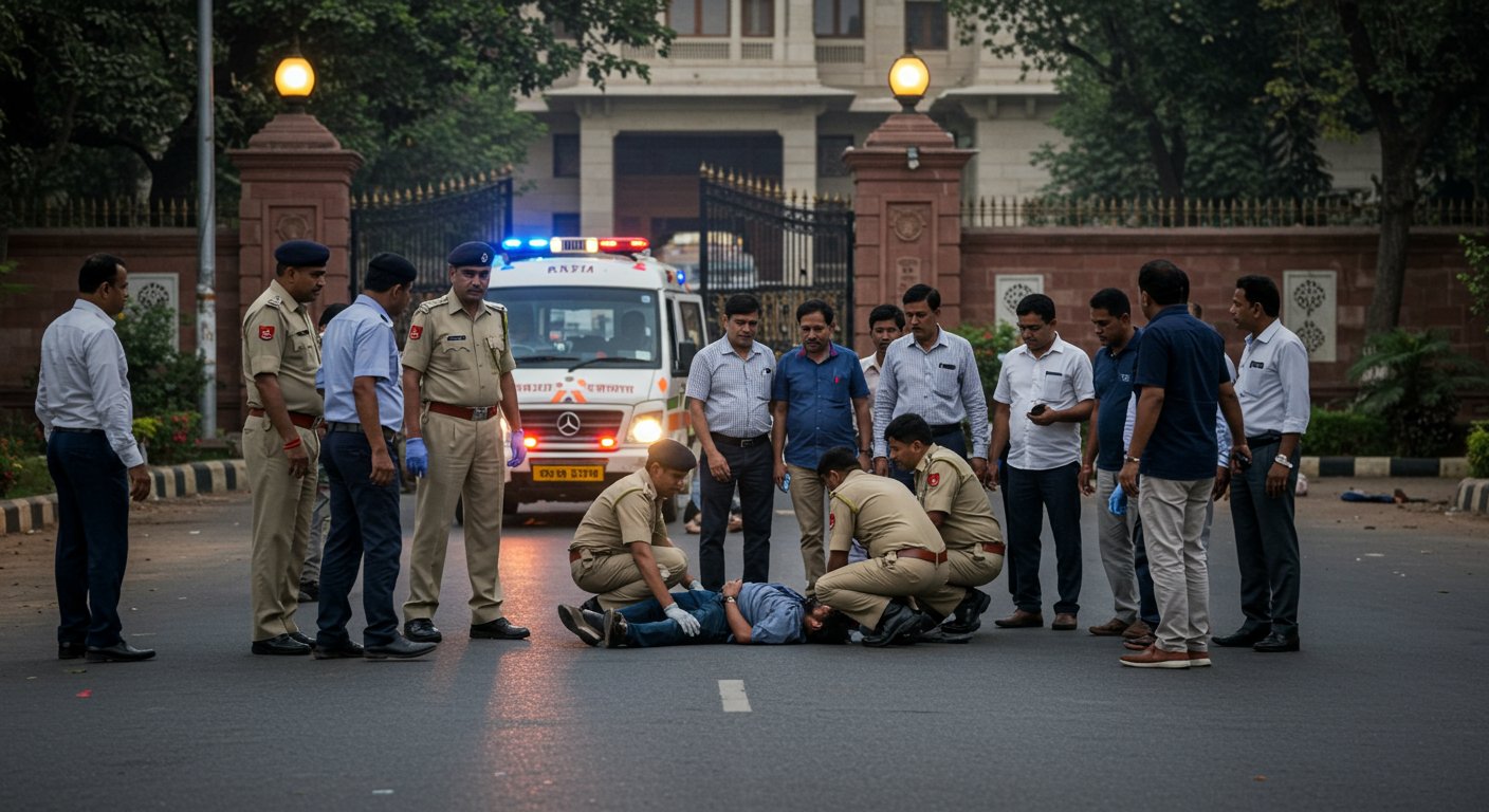 Sensation in UP: Youth attempts suicide by consuming poison near Chief Minister's residence, sparks panic in the entire area; condition critical.