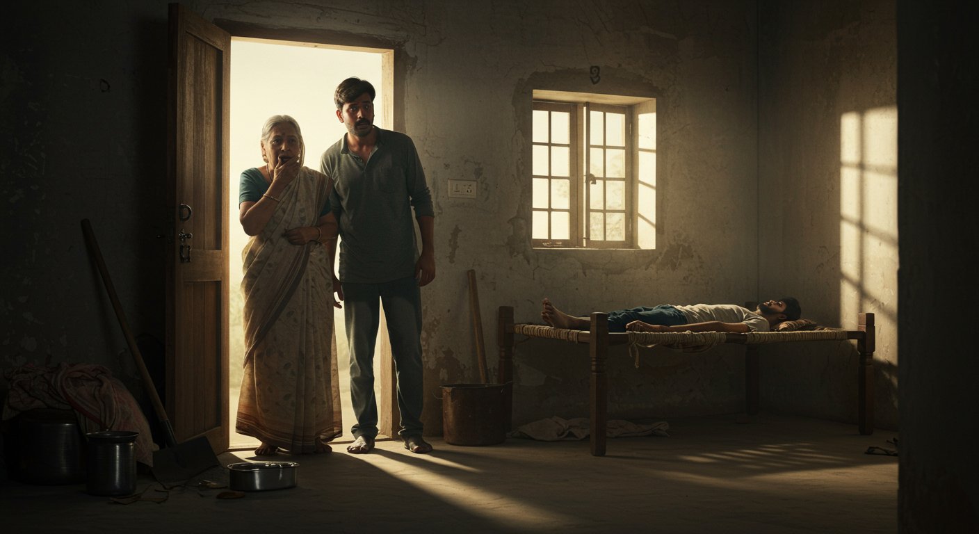Mother, brother return from farm, find son's body in room: Devastated by the sight, youth committed suicide.