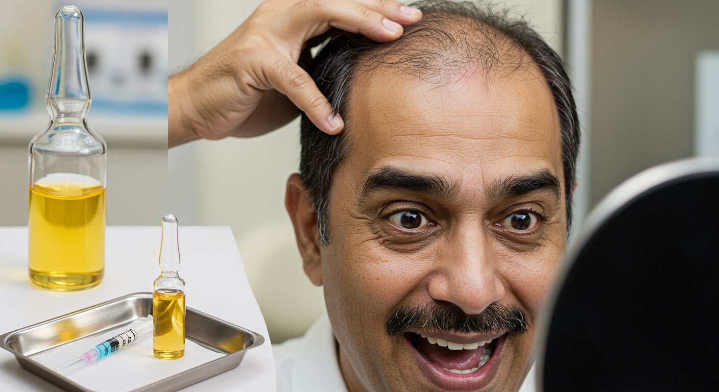 New Miracle for Baldness in Uttar Pradesh: No More Surgery, Hair Will Grow from Blood!