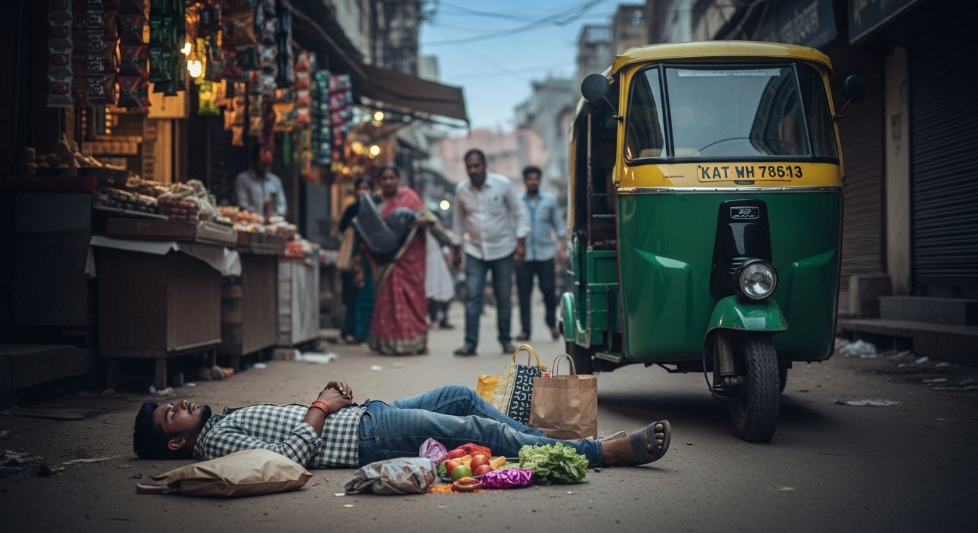 Tragedy Before Birthday Celebration: Akash Dies Tragically After Being Hit By E-Rickshaw While Returning From Market