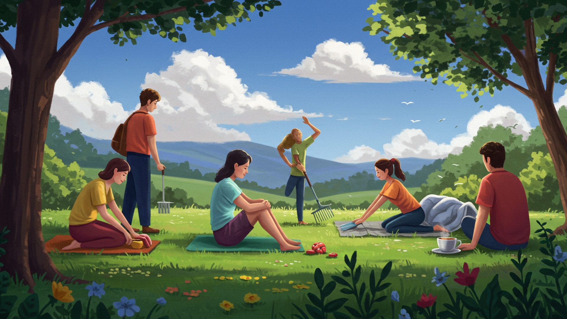 रोजमर्रा की जिंदगी में तनाव कम करने के 5 आसान तरीके illustration