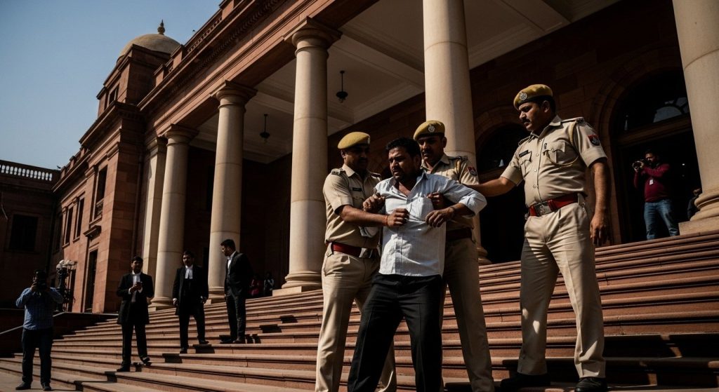 Sainthali Murder Case: One Accused Nabbed Outside Aligarh Court, Other Surrenders