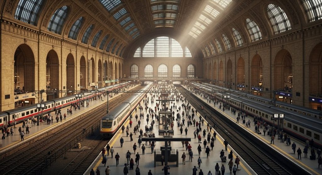 48 acres, 44 platforms... Where is the world's largest railway station? Do you know?