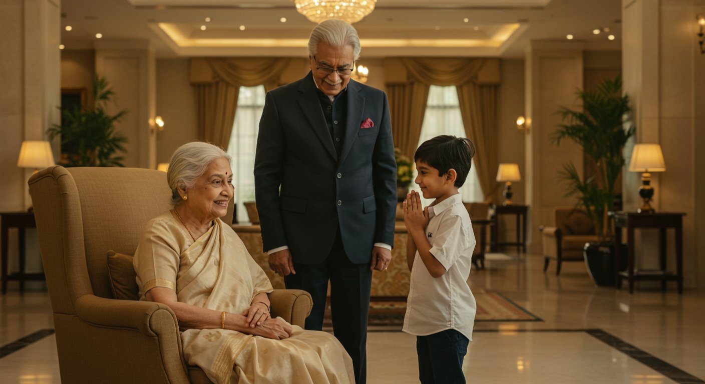 500 फिल्मों के दिग्गज अभिनेता अपनी 97 वर्षीया माँ को लेकर पहुँचे 5-स्टार होटल, एक बच्चे के प्रणाम से रोशन हुआ दुलारी जी का चेहरा