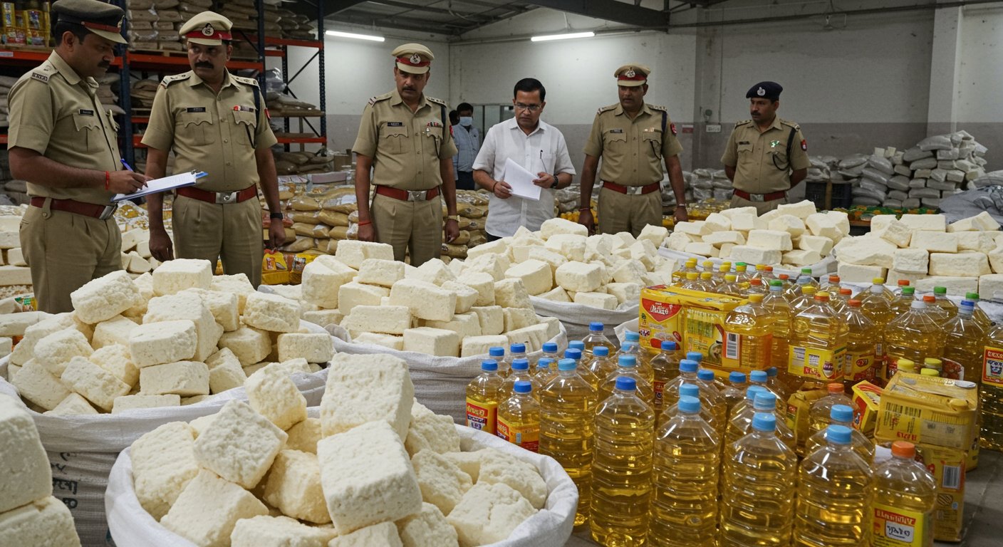 यूपी में मिलावट पर बड़ी चोट: डेढ़ करोड़ का नकली खोया, तेल जब्त; 17 अक्तूबर तक जारी रहेगा कड़ा अभियान