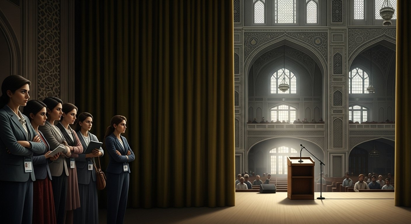 देवबंद में अफगानी विदेश मंत्री की स्पीच कैंसिल:महिला पत्रकारों की एंट्री पर रोक लगी थी, देवबंद ने कहा था- पर्दे में बैठें