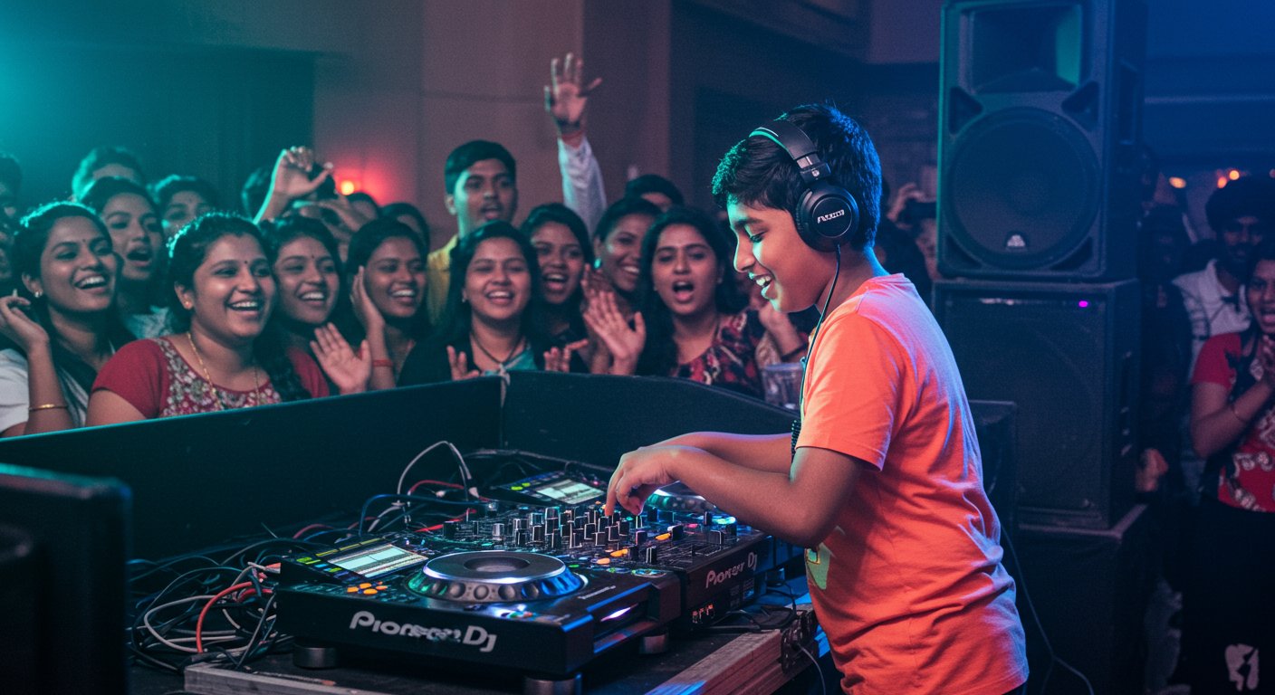 10 साल के बच्चे ने बजाया ऐसा DJ कि लोग बोले – ‘भाई, हमें भी सिखा दे!’