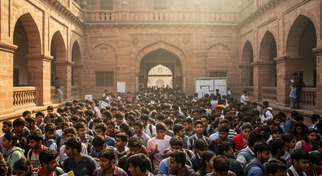 Admission Battle at Agra College: 3321 Students Scramble for 660 Seats!