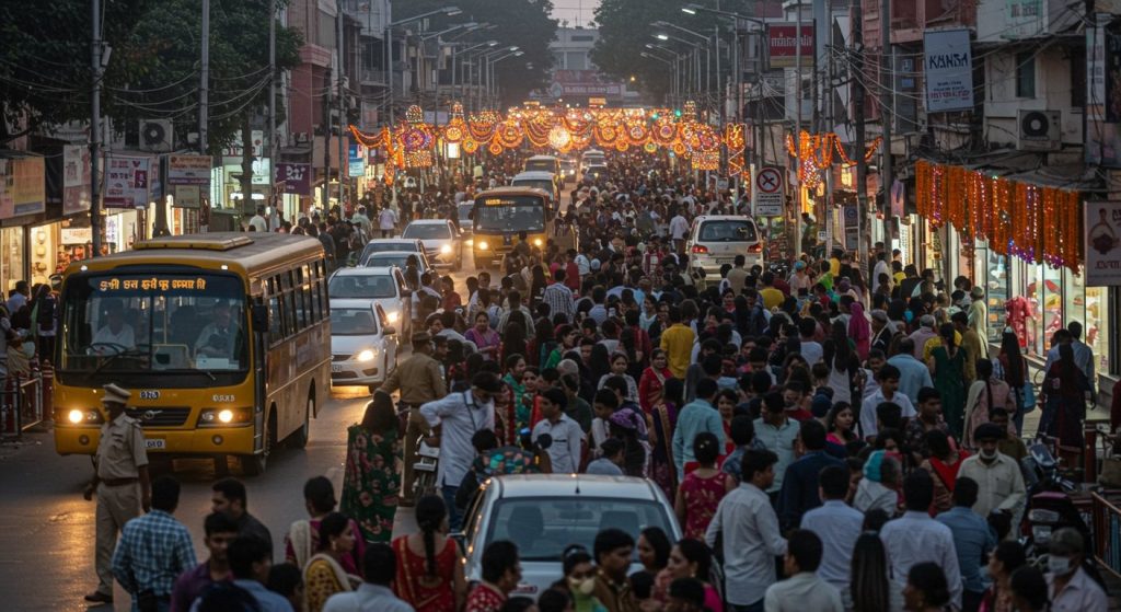 Agra: Bus Routes Diverted on MG Road Ahead of Diwali; Four-Wheelers Barred on These Routes!