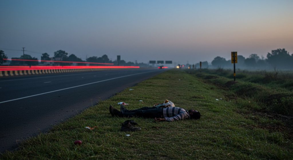 Aligarh accident: Unknown vehicle hits Punjab loader driver on highway, he dies