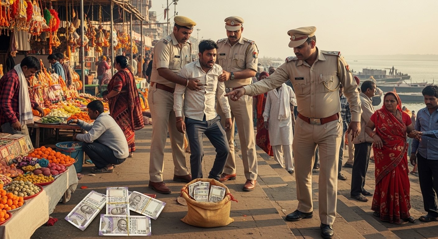 अलीगढ़: गंगा मेलों में नकली नोट खपाने की साजिश का भंडाफोड़, पश्चिम बंगाल से आया तस्कर गिरफ्तार