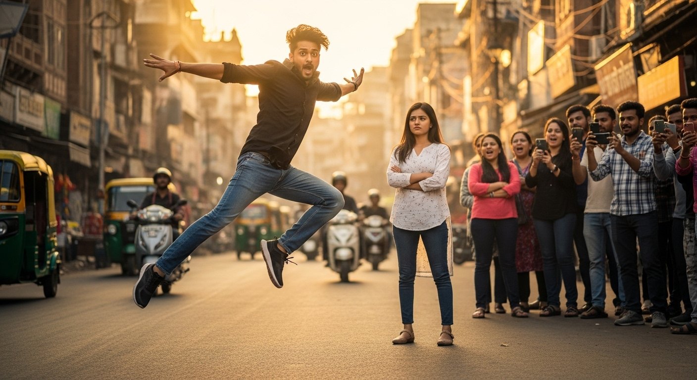 गुस्साई गर्लफ्रेंड को मनाने बॉयफ्रेंड ने किया ऐसा डांस, जिसे देख लोग भी हो गए हैरान; देखें वायरल वीडियो!