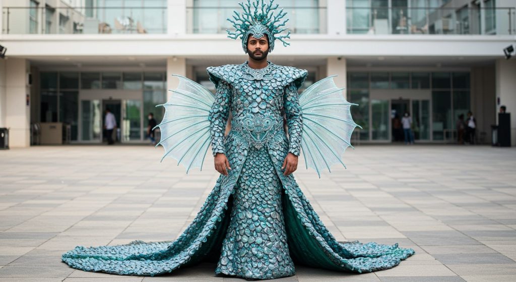 Incredible! Man Wears Fish Costume, Leaves Even Urfi Javed Stunned, Video Goes Viral!