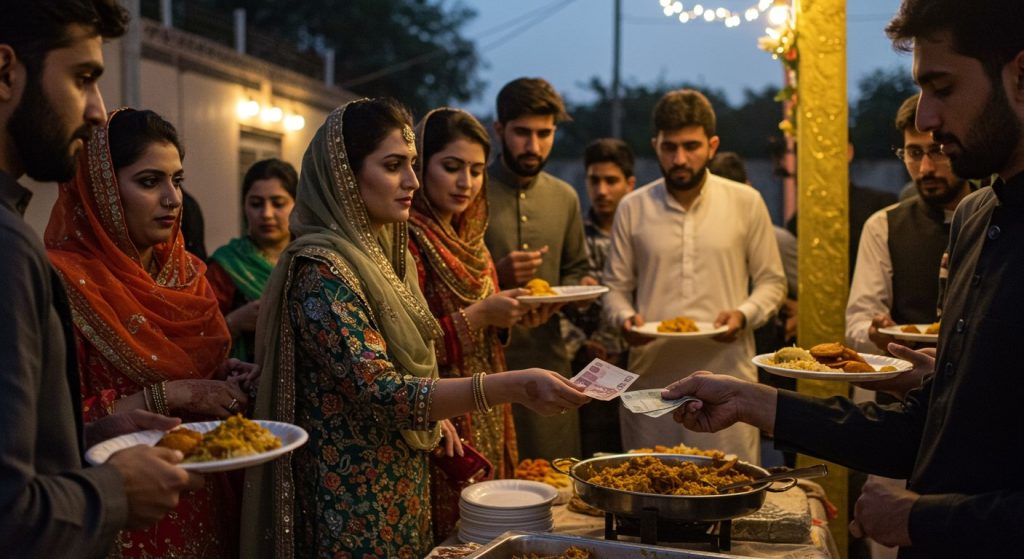 Unique Wedding Goes Viral in Pakistan: Guests Paid for Food