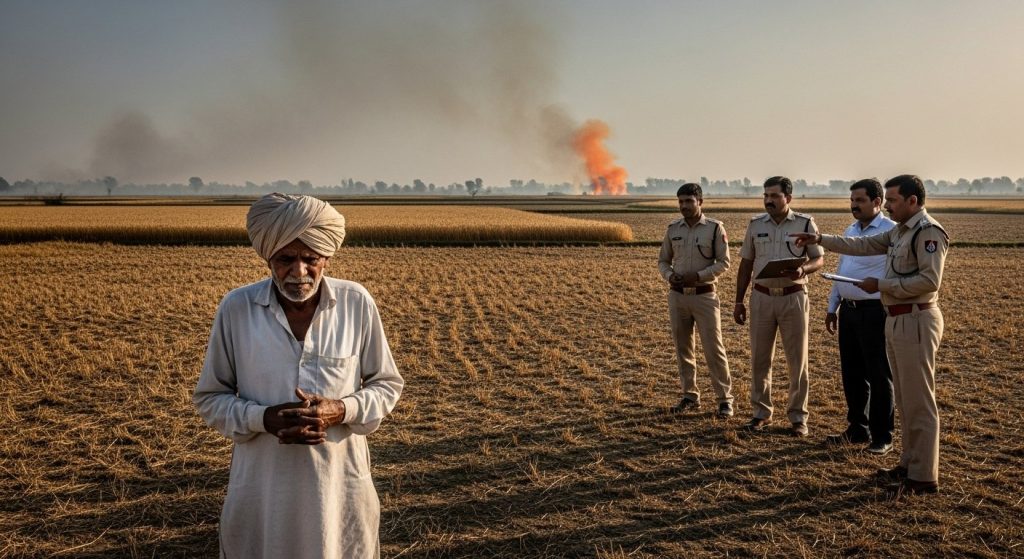 Ambedkar Nagar: Rs 30,000 fine for stubble burning; teams formed up to Gram Panchayat level; strictness on farmers