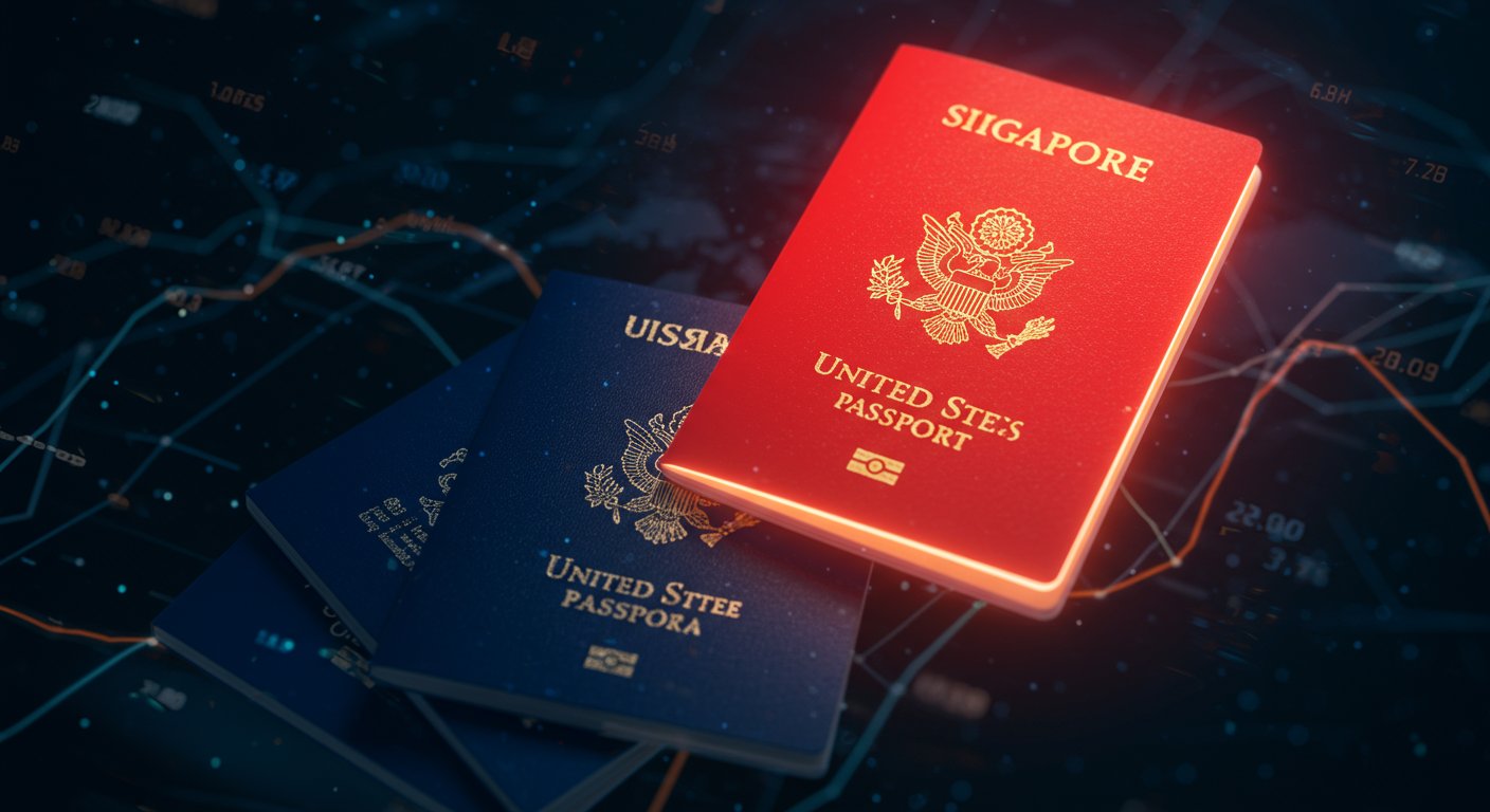 अमेरिकी पासपोर्ट की चमक फीकी: पहली बार टॉप-10 से बाहर, सिंगापुर शीर्ष पर, भारत की रैंकिंग भी लुढ़की