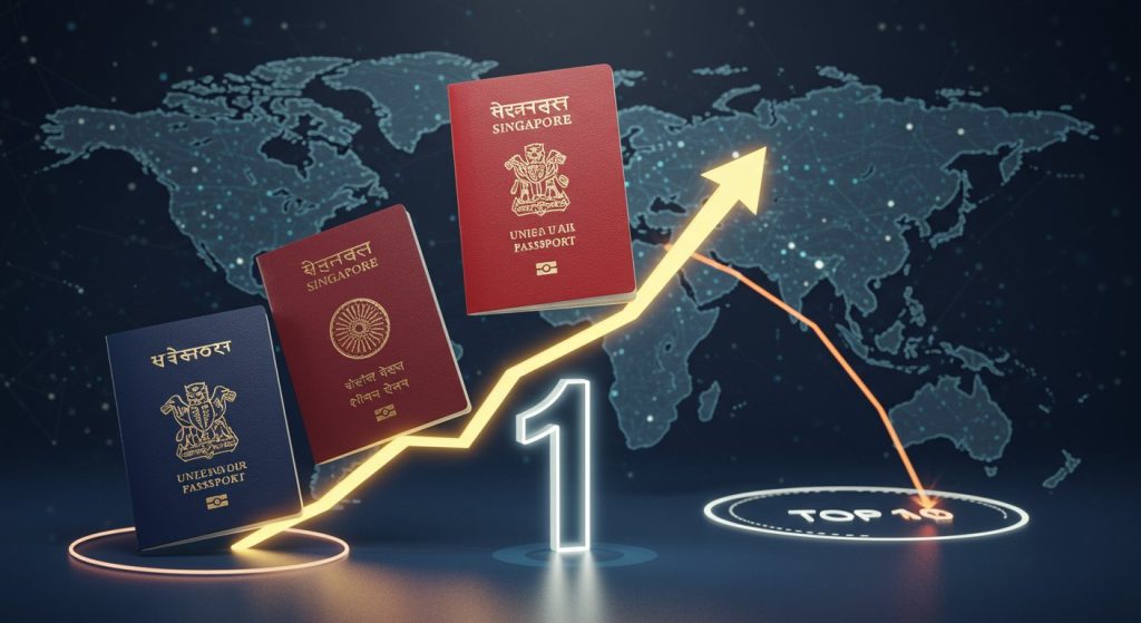 US Passport Out of Top-10 List for First Time: Singapore at Number One, India's Ranking Improves by 8 Places