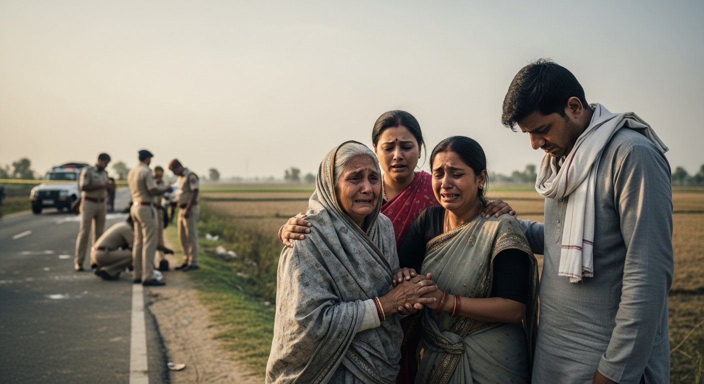 अमरोहा में भयानक सड़क हादसा: संभल के किसान सहित दो की मौत, परिवारों में छाया मातम, पुलिस जांच में जुटी