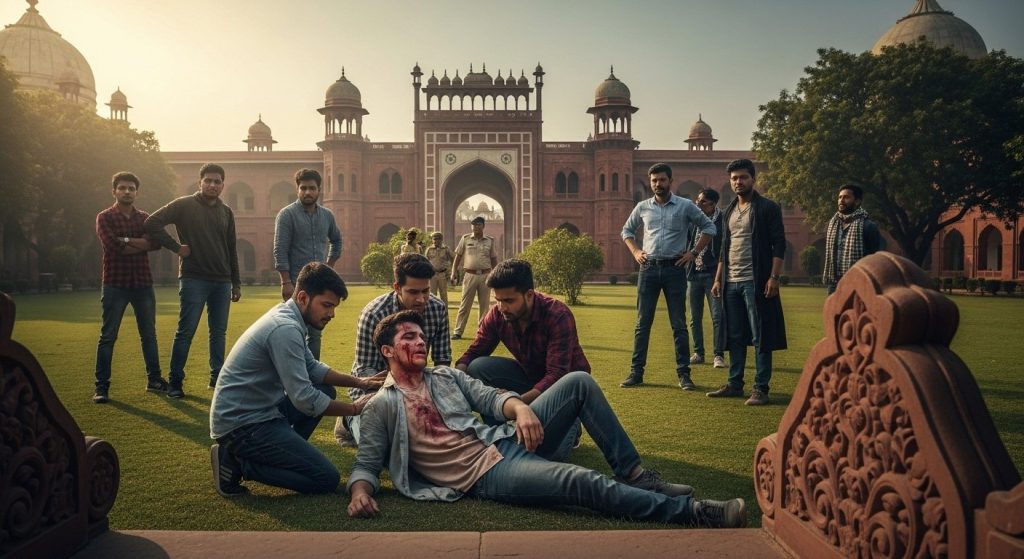 Bloody Clash in AMU: Prashant Beaten in Confrontation Between Pratapgarh-Bihar Groups; Three Students Suspended, Two Minors Detained