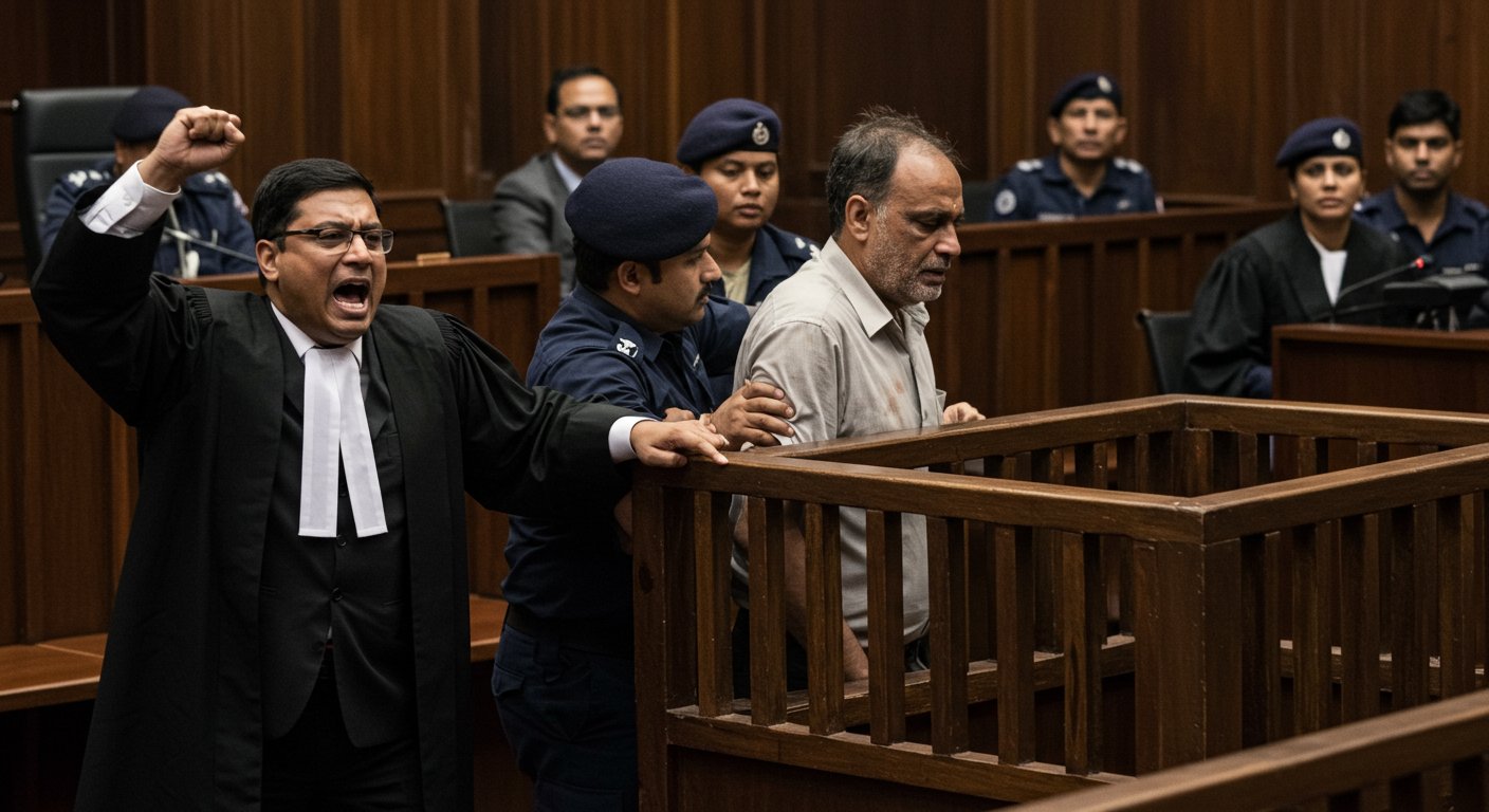 दवा कंपनी मालिक पर कोर्ट में हमले की कोशिश:वकील बोले-फांसी दो, रंगनाथन 10 दिन की रिमांड पर; कफ सिरप से 25 जान जा चुकीं