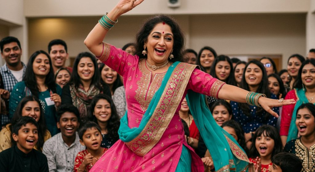 50-Year-Old Woman's Electrifying Performance! Her Incredible Dance Leaves People Stunned, Video Goes Viral!