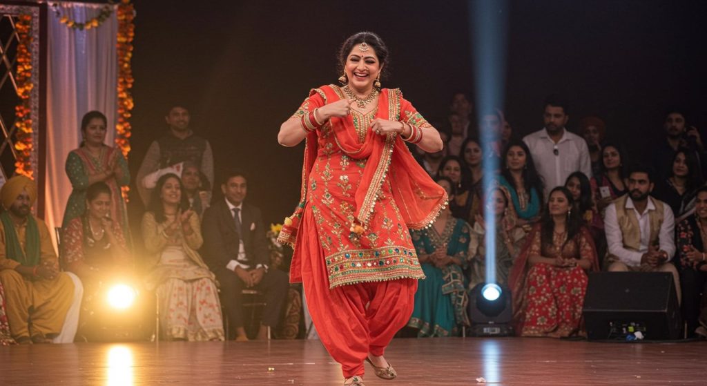 Auntie's amazing dance to a Punjabi song: She rocked the stage, video went viral!