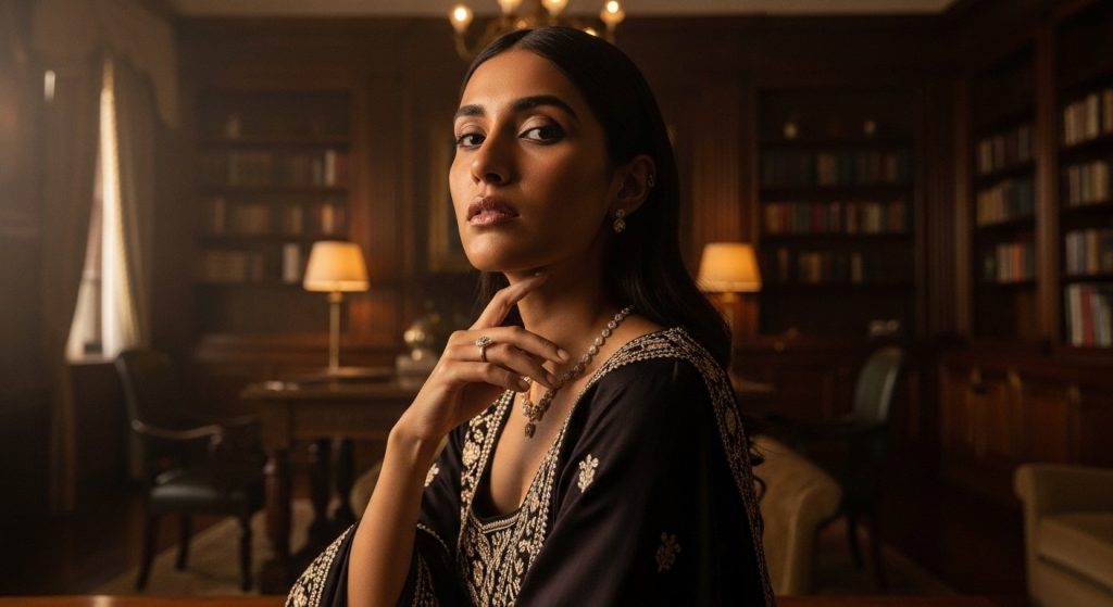 Away from the glare, yet unmatched in glamour, is the stunningly beautiful daughter of Bollywood's most dreaded villain.