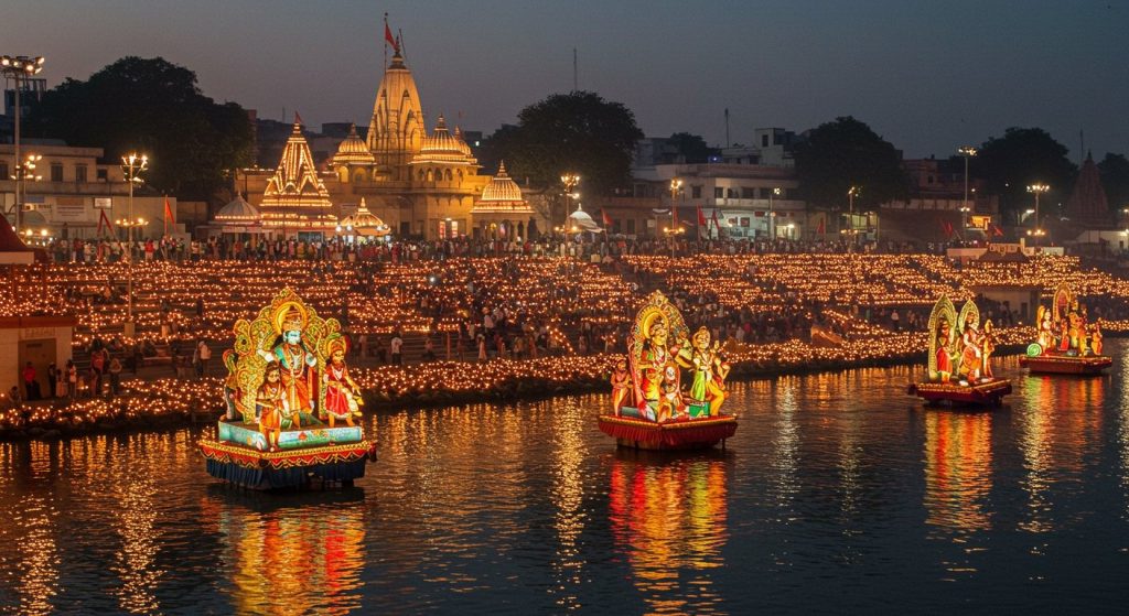 Ayodhya Deepotsav 2025: Rainbow Hues Adorn Saryu Banks, A Grand Spectacle of Captivating Tableaux Procession